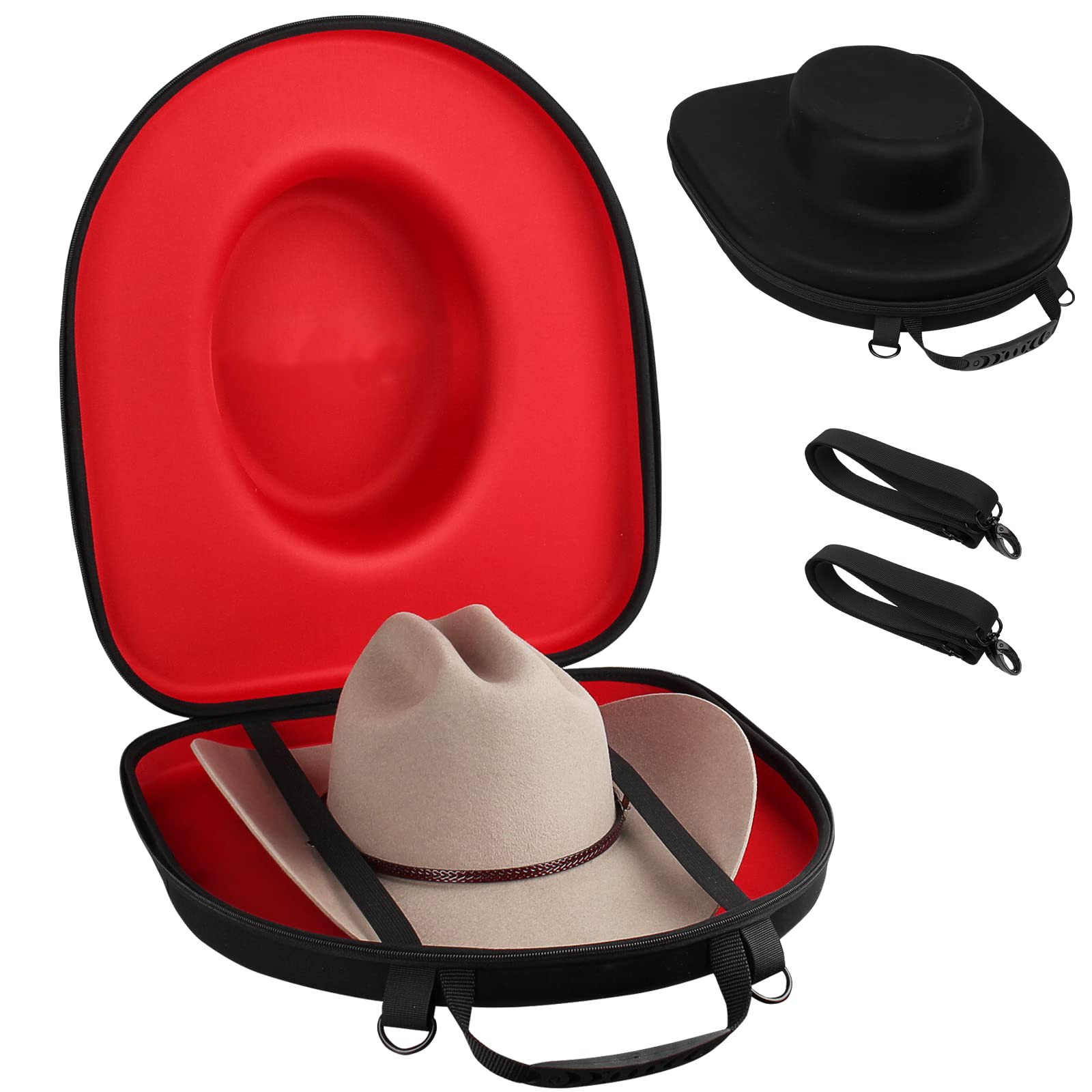 Clear Oversized Hat Storage Bag For Women, Wide Brims Hat Box With
