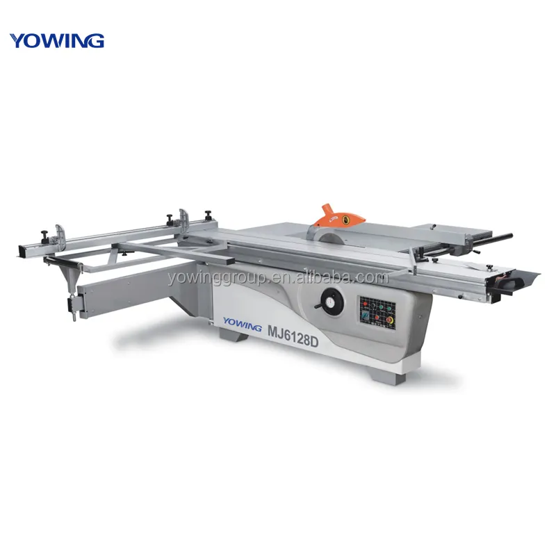 woodworking sliding table saw electric lifting manual panel saw for wood cutting