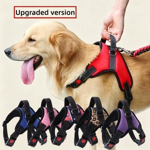 Accessoires pour animaux Ajustables Tendance Nylon Reflectant Sans traction Gilet de luxe Harnais pour chiens et chats - Product Image 1