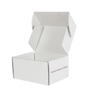 Empaquetado de belleza para mujer, <span class=keywords><strong>caja</strong></span> de correo <span class=keywords><strong>mensual</strong></span>, logotipo personalizado, <span class=keywords><strong>maquillaje</strong></span> blanco, <span class=keywords><strong>caja</strong></span> de envío de papel de correo cosmético - Product Image 4