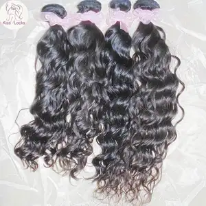 Kiss Locks Virgin Human Hair Mongolian Natural Loose Curly wavy Raw Hair Weave Wholesale