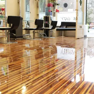 Sandia Very Shiny 8mm 10mm 12mm Water Resistant HDF Flooring Laminate Flooring For Sale