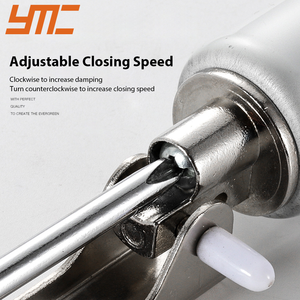 Penutup Pintu Geser Hidrolik Aluminium Alloy Tahan Lama, Perangkat Keras Berat Otomatis, Penutup Pintu Modern - Product Image 2