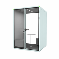 Cabine téléphonique insonorisée modulaire pour centre commercial, bibliothèque, école, bureau, isolation acoustique pour les appels
