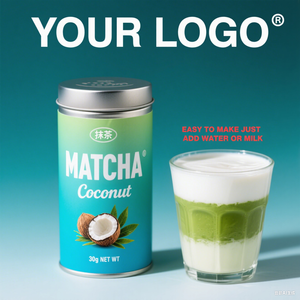 OEM özelleştirmek özel etiket organik USDA ab tören sınıf YEŞİL ÇAY ince yeşil çay tozu 30g 3A-6A aromalı hindistan cevizi <span class=keywords><strong>Matcha</strong></span> - Product Image 2