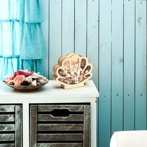 Boîte de rangement en bois style plage estivale avec étoile de mer, présentoir de coquillages, décoration de table intérieure <span class=keywords><strong>pour</strong></span> la maison - Product Image 3