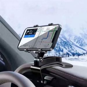 Accessoires pour camping-car, support universel pour téléphone portable de voiture, en plastique, simplicité moderne, multifonction, tableau de bord, rétroviseur - Product Image 4