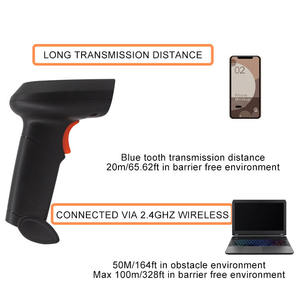 JINGXIN Lecteur de codes à barres portable sans fil 1D 2D Scanner de codes QR pour supermarché - Product Image 4