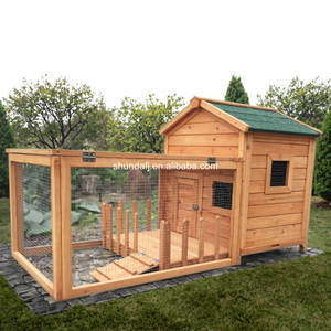 SDR025 Eco-Friendly Wooden <b>Rabbit</b> Hutch-Outdoor All Seasons Pet House - Product Image 2