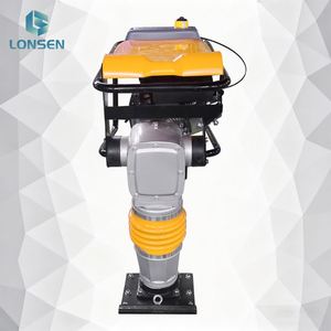 Compacteur vibrant industriel HCR125 à moteur essence 15kN 650-700 coups/min Haute efficacité Construction routière 1050*530*680mm - Product Image 4