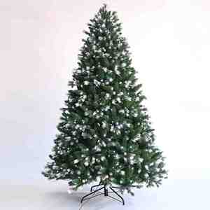 New Pointed Spray <b>White</b> PE Mixed <b>Christmas</b> <b>Tree</b> - Product Image 2