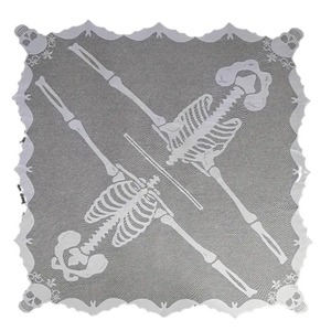 Cape en toile d'araignée blanche pour Halloween Décoration de chauve-souris en polyester complet Modèle de haute qualité <span class=keywords><strong>JM</strong></span>-YF2 Décorations murales de fête d'usine - Product Image 2