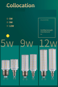 3cct thay đổi màu sắc dẫn ngô đèn E27 E14 AC220V Chất lượng cao 5W <span class=keywords><strong>9W</strong></span> 12W bóng đèn <span class=keywords><strong>LED</strong></span> cho bàn trong nhà nhà quạt trần chiếu sáng - Product Image 5