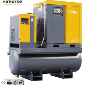 AirHorse Compresseur d'air à faible bruit 8-10Bar 16Bar 4KW/5.5KW/7.5KW/11KW/15KW Compresseurs d'air à vis tout-en-un 300litre 500litre - Product Image 1