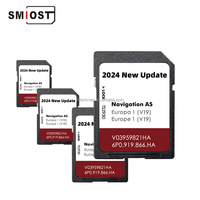 SMIOST para Micro Car Carte Memorial Android Map Navigation CID Card SD para Seat AS V19 Europe Arona Leon