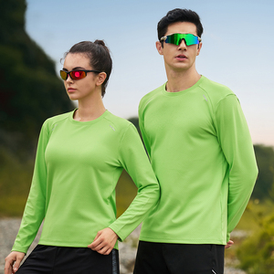 Magliette a Maniche Lunghe per <span class=keywords><strong>Uomo</strong></span> con Logo Personalizzato, Camicie ad Alta Elasticità per Ciclismo all'Aperto - Product Image 1