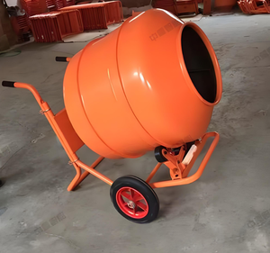 Mezcladora de Cemento y Mortero Eléctrica o a Gasolina de Alta Eficiencia, Descarga Automática Móvil Pequeña, Alimentación por Tambor Manual - Product Image 2