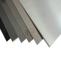 Panel compuesto de aluminio con cepillo para decoración de paredes interiores Acm de 3mm con panel sándwich intacto de color dorado con cepillo