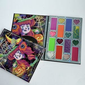 Mini 18 Couleurs <span class=keywords><strong>halloween</strong></span> Fard À Paupières Palette apprêt Étanche Cosmétique Beauté sorcière <span class=keywords><strong>Maquillage</strong></span> ensemble sombra de ojos en gros pour les enfants - Product Image 3
