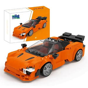 XJD JD053 Nuova Serie Speed MOC <span class=keywords><strong>Auto</strong></span> a Otto Griglie, Modellino da Assemblare, Giocattoli per Bambini, Regalo, Set di Costruzioni da 329 Pezzi - Product Image 6