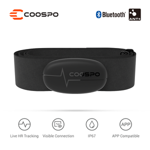 Monitor de Ritmo Cardíaco COOSPO H6 ANT+ con <span class=keywords><strong>Correa</strong></span> para el <span class=keywords><strong>Pecho</strong></span> para Ciclocomputadores <span class=keywords><strong>Garmin</strong></span> - Product Image 2