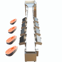 Vis Krabben Citroen Aardappel Sorteermachine Avocado Walnoot Gewichtssorteermachine 304 RVS Semi-automatisch Hoge Efficiëntie PLC