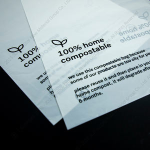 XCGS refermable 100% sacs à fermeture éclair biodégradables pour l'emballage de vêtements - Product Image 5