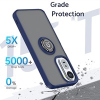 Coque de protection mate avec béquille antichute en TPU rigide et PC pour Redmi A7 Pro A5 A3 A1 POCO C71 4G