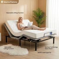 Sommier métallique pliable et réglable, montage facile, moteur silencieux pour personnes âgées, certifié CE/ROHS/ISO, vente en gros