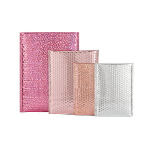 Không thấm nước gửi thư túi bao bì nhiều màu vận chuyển phong bì Holographic độn phong bì kim loại bong bóng bưu phẩm với logo - Product Image 6