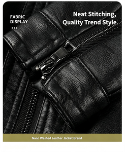 Veste en PU pour enfants, col montant, style motard, panneaux tridimensionnels, matelassée, veste d'<span class=keywords><strong>hiver</strong></span> pour enfants - Product Image 4