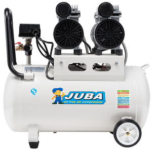 Compresor de Aire Sin Aceite Juba de 55L, Tipo Pistón de 2 Cilindros, Para Uso Dental y de Pintura - Product Image 4