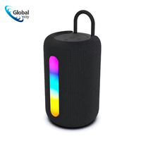 Enceinte Bluetooth sans fil - Mini Boom Box portable 8,6x8,6x9 cm avec lumières LED, cadeau promotionnel idéal pour la maison et l'extérieur