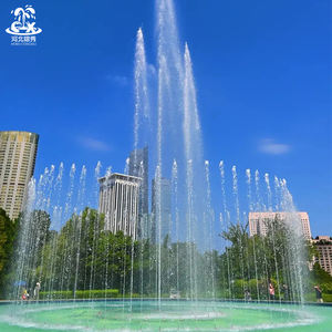 יצרן ציוד מזרקות בהתאמה אישית, ציוד מזרקות מים רוקדות עם תאורת לד לנוף מים חיצוני - Product Image 1