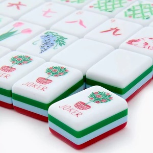 Apeco Portable Luxury Four-Tier Red American <b>Mahjong</b> <b>Set</b> 160 Modern-Design Durable Eco-Friendly Acrylic <b>Mahjong</b> Tiles 4/8-Player - Product Image 3