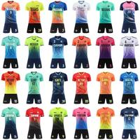 Nouveaux modèles de vêtements de football unisexes à séchage rapide, ensembles de maillots de football en polyester, impression numérique personnalisée, haut pour adulte, design d'équipe vierge