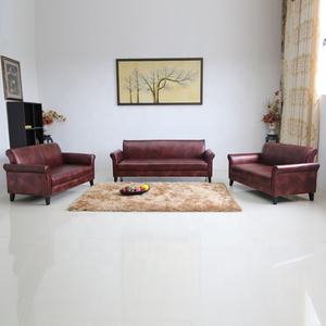 (SP-KS333U) роскошный отель кафе ресторан офисная кожаная обложка фиолетового цвета секционный диван-кровать - Product Image 6