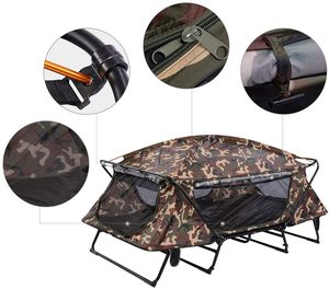 <span class=keywords><strong>Cama</strong></span> de Campaña <span class=keywords><strong>Doble</strong></span> para 2 Personas, Extra Grande, Resistente, Elevada del Suelo, para UTV y Camping - Product Image 6