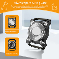 Étui de protection étanche en TPU pour collier de chien AirTag avec housse de protection AirTag Tracker Support de boîtier de protection