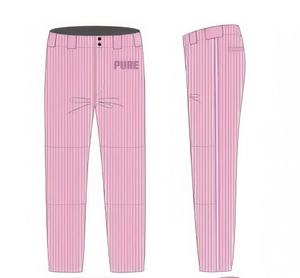 FQ pantalon de Baseball personnalisé sur-déposé imprimé en gros pantalon de Baseball classique rayures uniforme de Baseball - Product Image 5