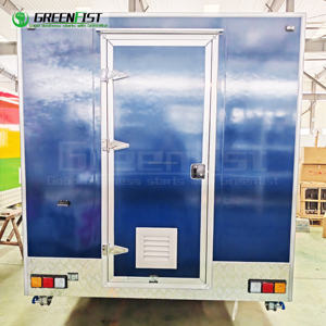 13ft Blue Snack Machines camión de comida Concesión móvil Camper de recogida de comida rápida Remolque de comida a la venta - Product Image 5