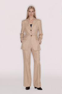 <span class=keywords><strong>Ensemble</strong></span> <span class=keywords><strong>Tailleur</strong></span> <span class=keywords><strong>Femme</strong></span> Tendance : Blazer Ceinturé Élégant et <span class=keywords><strong>Pantalon</strong></span> <span class=keywords><strong>Évasé</strong></span>, Tenue de Bureau Chic, Manteau de Costume Professionnel Sur Mesure - Product Image 2