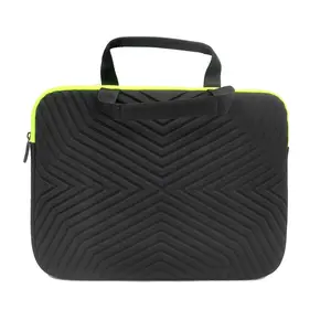 Custom bubble padding rugged soft EVA laptop sleeve case carrying chromebook case for Macbook case bag