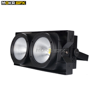 2x100w cob lumière d'étape de blinder lumière chaude et froide 2in1 MOKA SFX