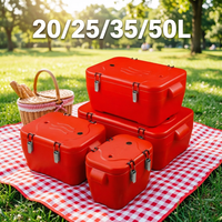 4-teiliges Set 20L/25L/35L/50L Catering Speisenwärmer Isolierte Thermobehälter für Outdoor-Veranstaltungen