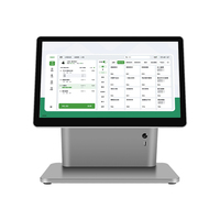 OEM 15.6/10.1 Système tout-en-un pour point de vente à écran tactile capacitif Windows/Linux/Android Garantie de 3 ans Ports VGA/USB pour la vente au détail/Salon