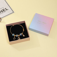 Personnaliser Logo Et Impression Boîte Cadeau De Luxe Boîtes En Papier Pour Collier Bracelet Bijoux