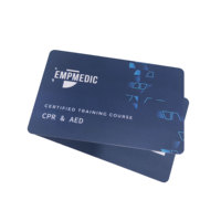 OEM de haute qualité personnalisé CMJN impression plastique PVC carte certificat cartes de garantie inscriptible CR80 PVC carte de visite