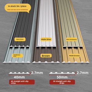 Bandes antidérapantes au design moderne Bandes en alliage d'aluminium <span class=keywords><strong>de</strong></span> qualité supérieure en métal incliné pour escaliers Panneaux <span class=keywords><strong>sandwich</strong></span> - Product Image 3