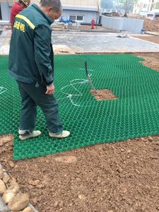 Grille de sol solide stabilisateur de sol en plastique abeille allée paysage grille d'herbe pour cheval paddock Slabby - Product Image 5